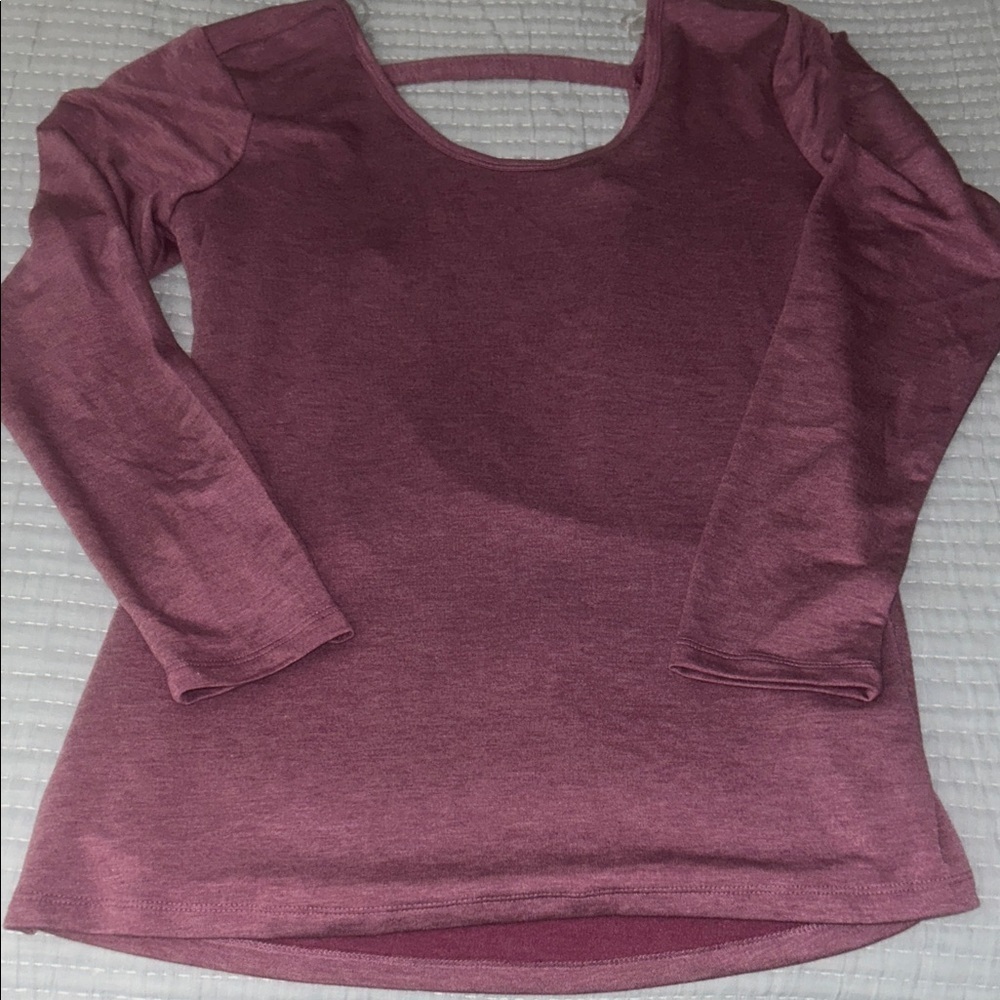 Marika Women's Long Sleeve Top - Plum